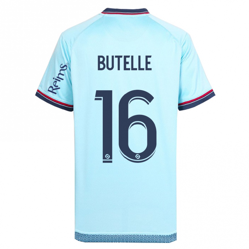 Vyrai Ludovic Butelle #16 Dangaus Mėlynumo Išvykos Marškinėliai 2023/24 T-Shirt