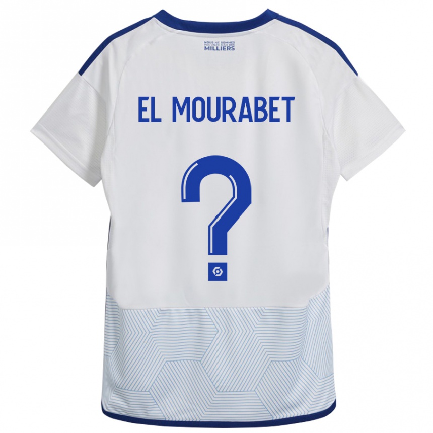 Vyrai Samir El Mourabet #0 Baltas Išvykos Marškinėliai 2023/24 T-Shirt