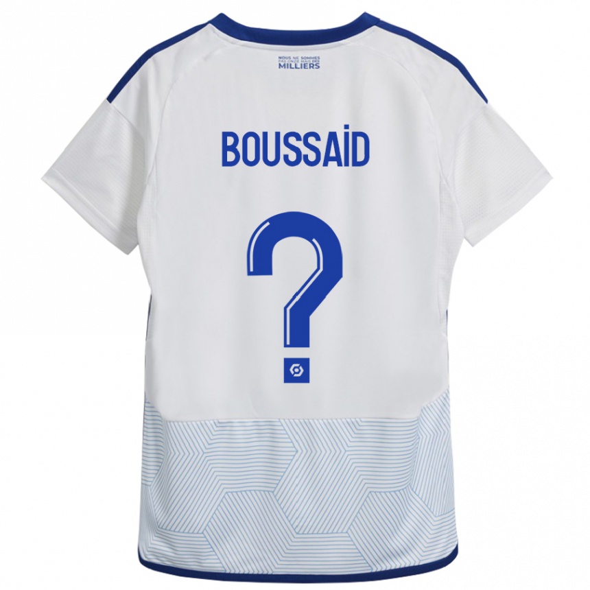 Vyrai Willsem Boussaid #0 Baltas Išvykos Marškinėliai 2023/24 T-Shirt