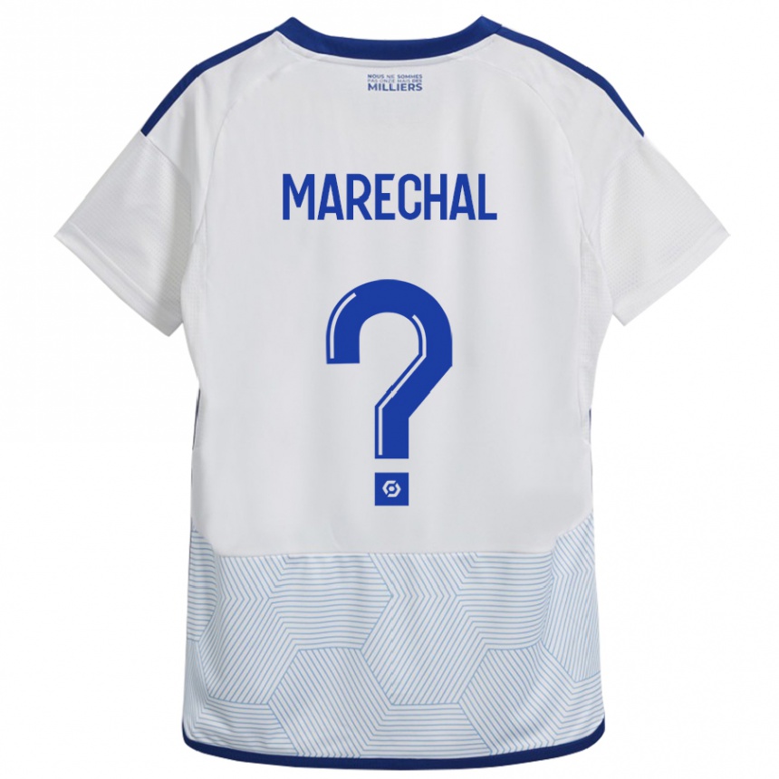 Vyrai Max Marechal #0 Baltas Išvykos Marškinėliai 2023/24 T-Shirt