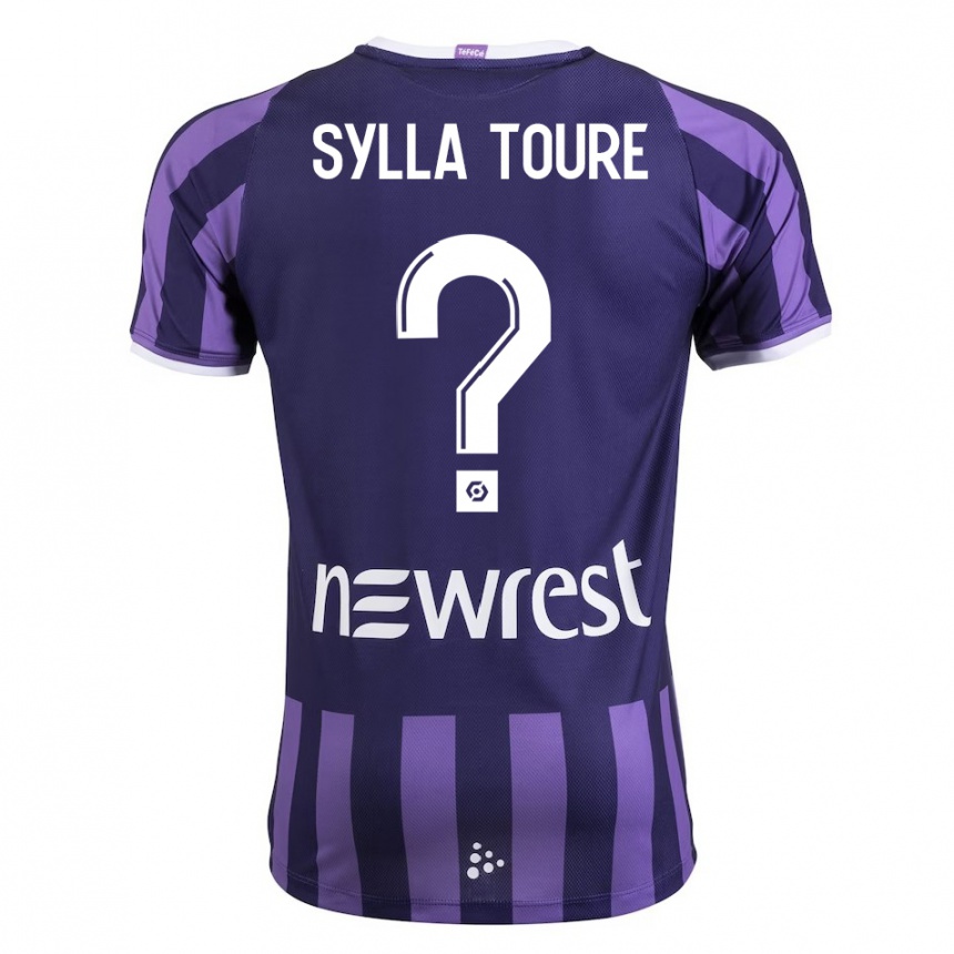 Vyrai Ismael Sylla Touré #0 Violetinė Spalva Išvykos Marškinėliai 2023/24 T-Shirt