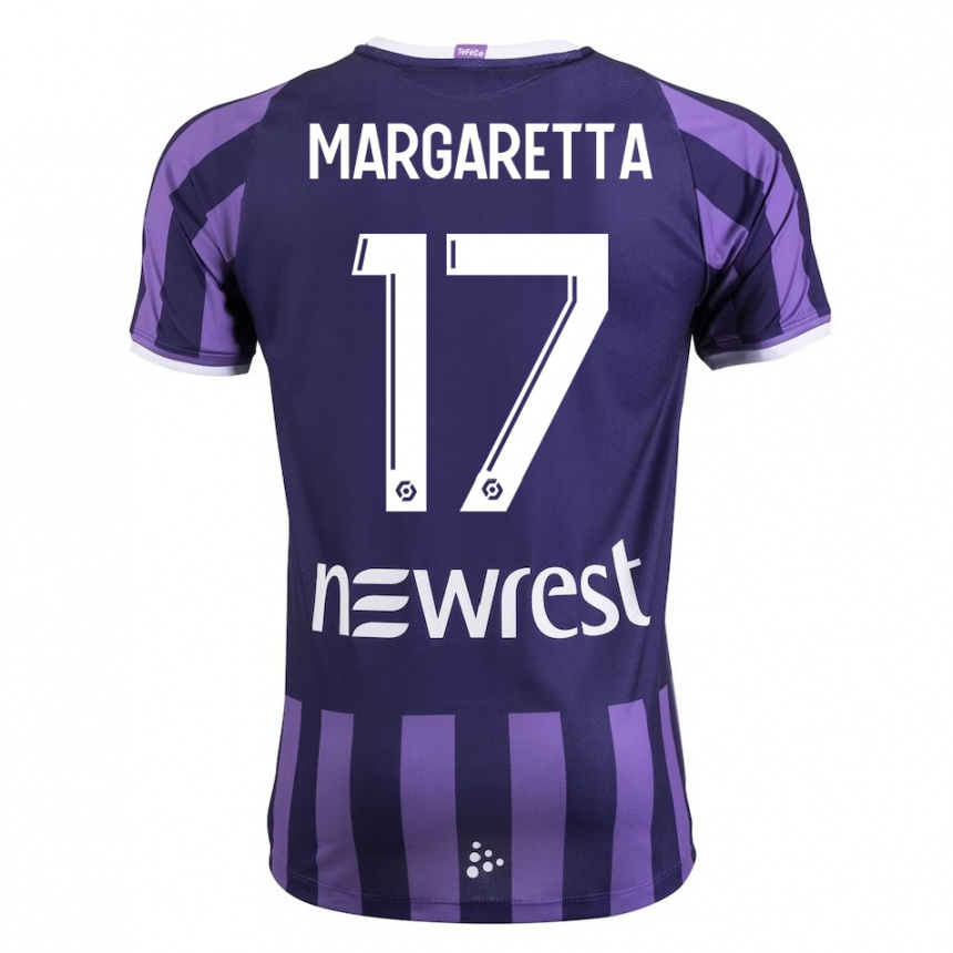 Vyrai Jessica Margaretta #17 Violetinė Spalva Išvykos Marškinėliai 2023/24 T-Shirt