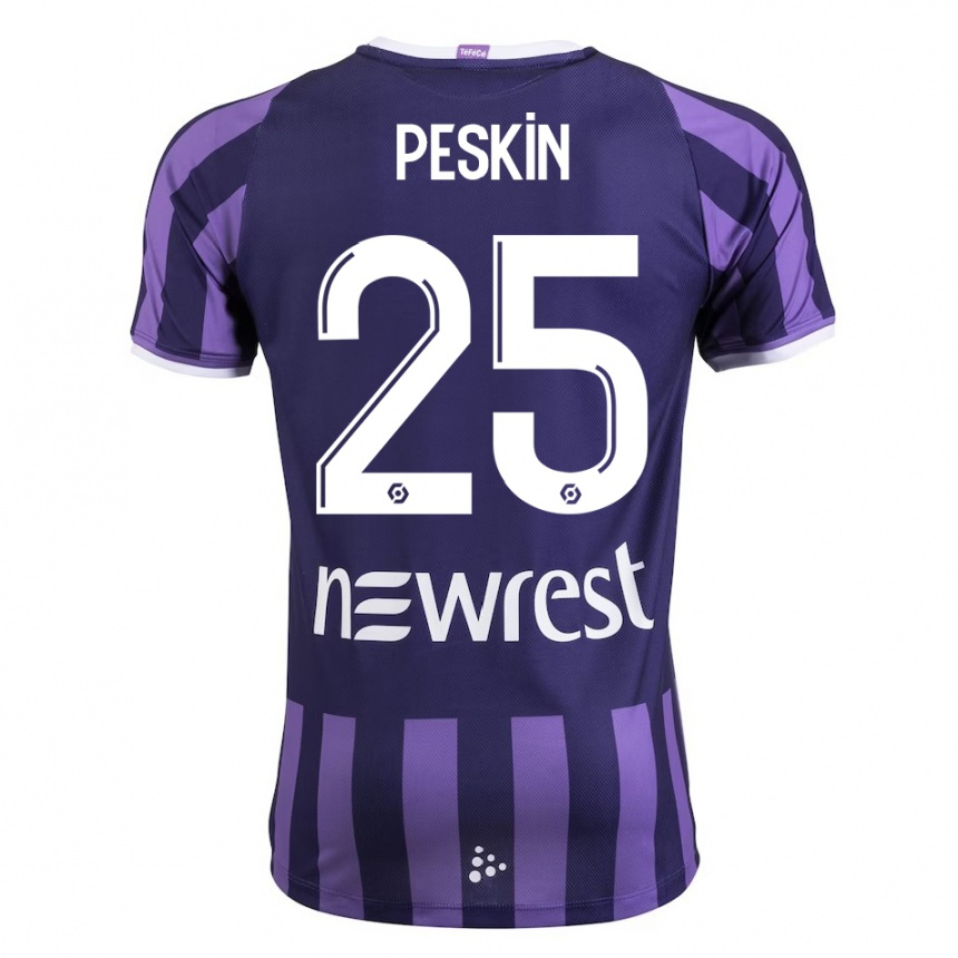 Vyrai Kelso Peskin #25 Violetinė Spalva Išvykos Marškinėliai 2023/24 T-Shirt