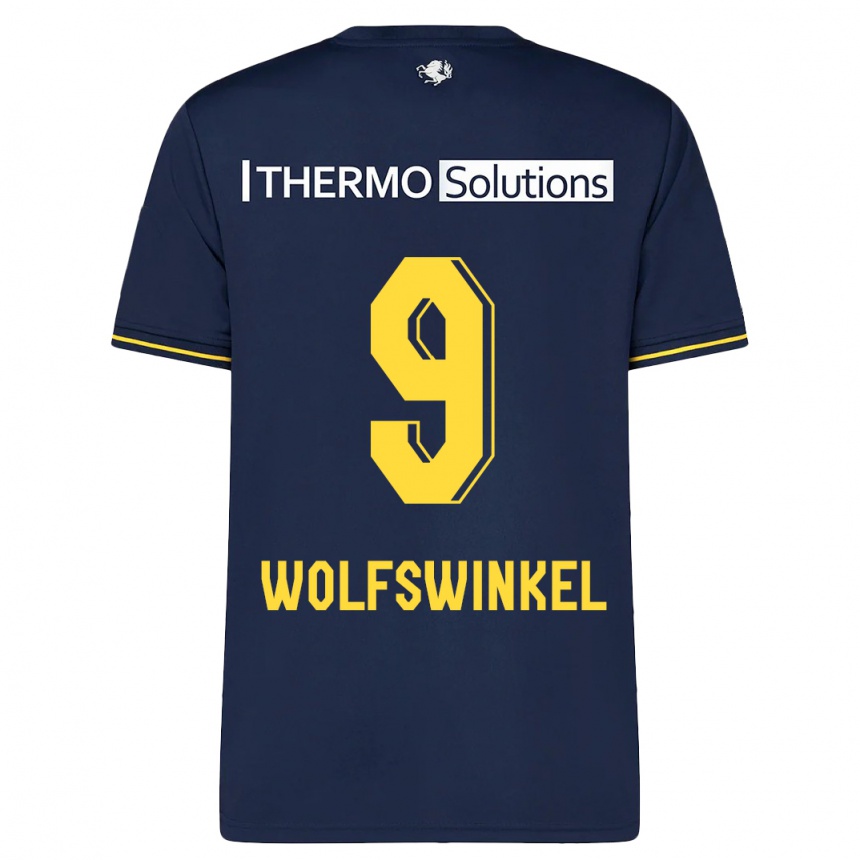 Vyrai Ricky Van Wolfswinkel #9 Karinis Jūrų Laivynas Išvykos Marškinėliai 2023/24 T-Shirt