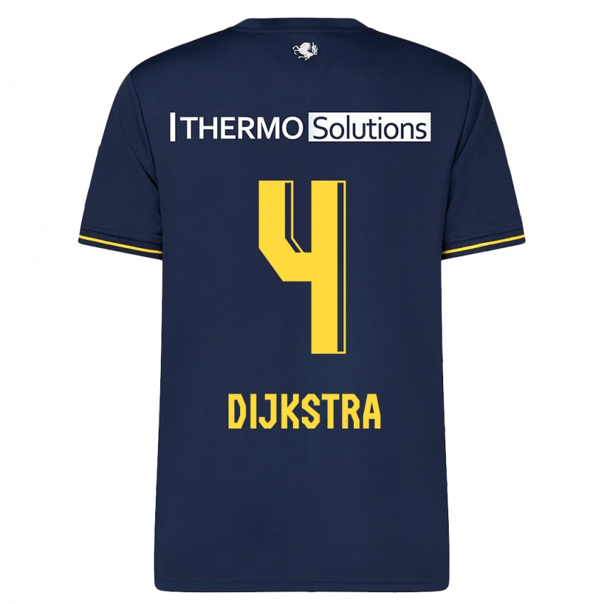 Vyrai Caitlin Dijkstra #4 Karinis Jūrų Laivynas Išvykos Marškinėliai 2023/24 T-Shirt