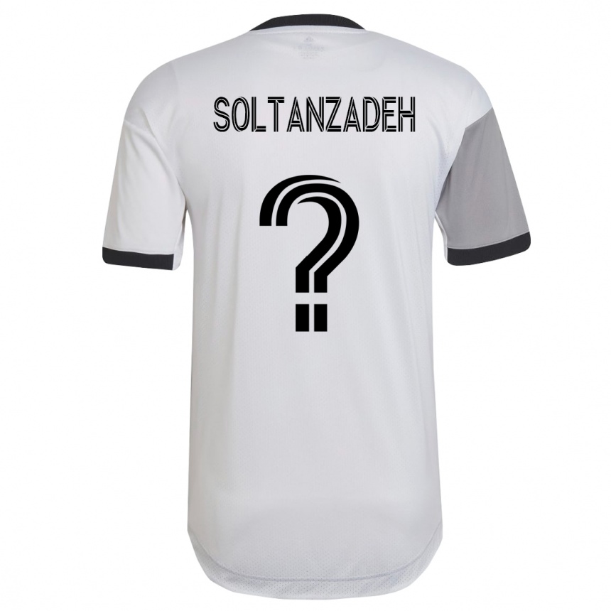 Vyrai Shayan Soltanzadeh #0 Baltas Išvykos Marškinėliai 2023/24 T-Shirt