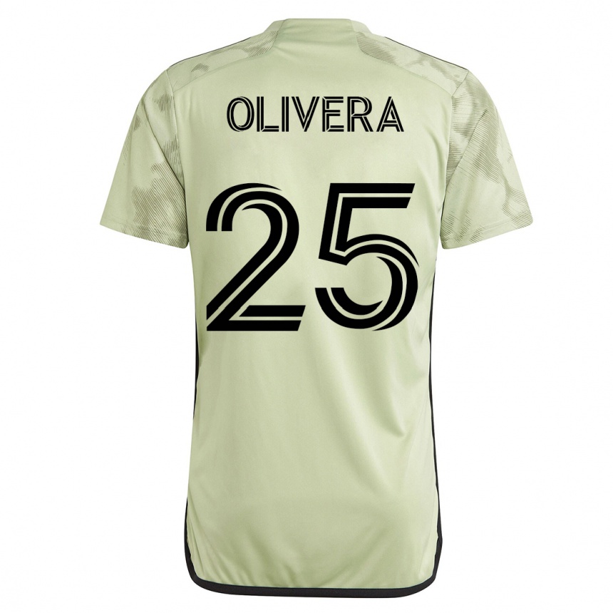Vyrai Cristian Olivera #25 Žalias Išvykos Marškinėliai 2023/24 T-Shirt