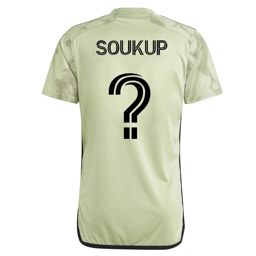 Vyrai Alixson Soukup #0 Žalias Išvykos Marškinėliai 2023/24 T-Shirt