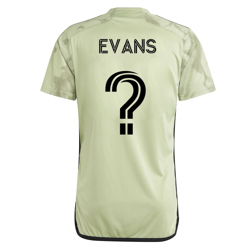 Vyrai Matthew Evans #0 Žalias Išvykos Marškinėliai 2023/24 T-Shirt