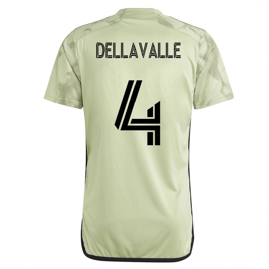 Vyrai Lorenzo Dellavalle #4 Žalias Išvykos Marškinėliai 2023/24 T-Shirt