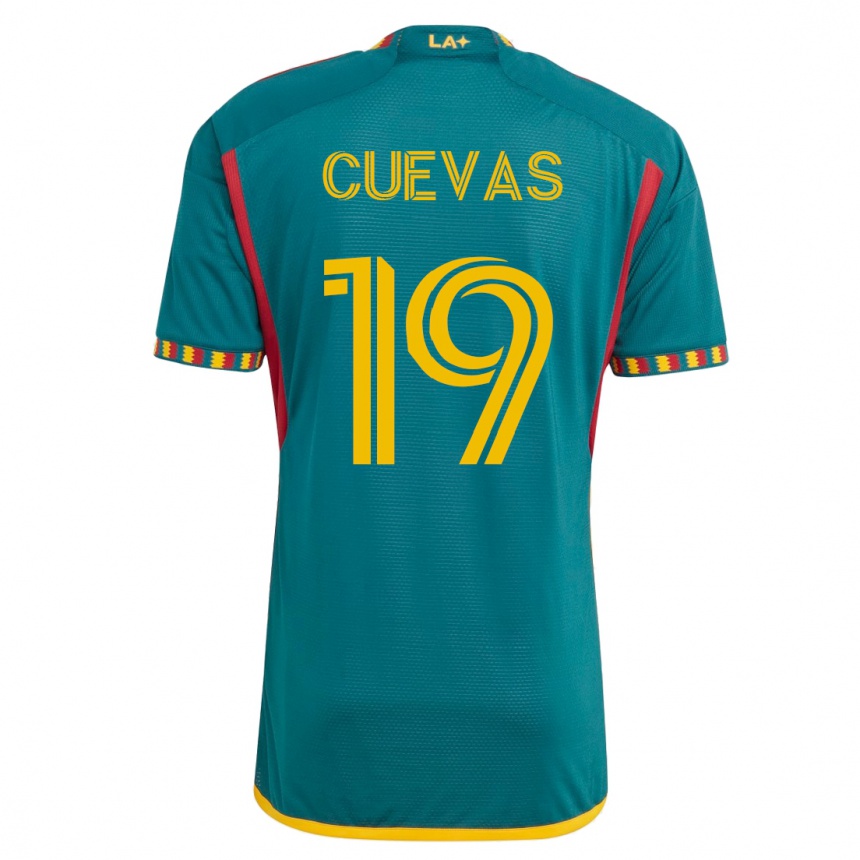 Vyrai Mauricio Cuevas #19 Žalias Išvykos Marškinėliai 2023/24 T-Shirt
