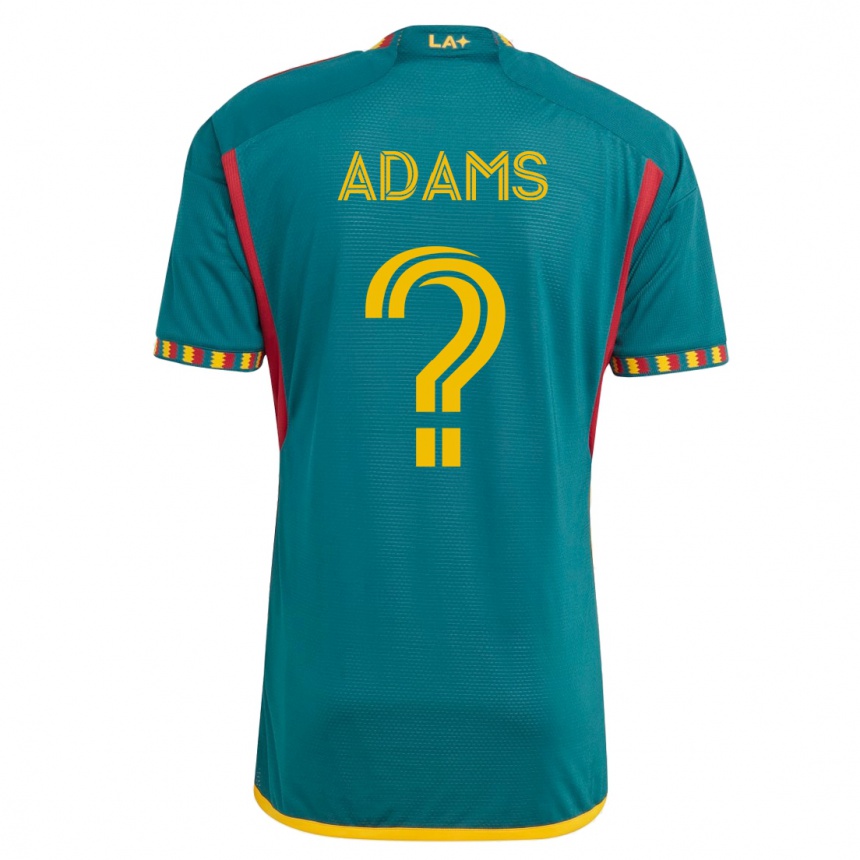 Vyrai Lucca Adams #0 Žalias Išvykos Marškinėliai 2023/24 T-Shirt