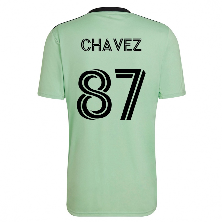 Vyrai Alfonso Ocampo-Chávez #87 Šviesiai Žalia Išvykos Marškinėliai 2023/24 T-Shirt