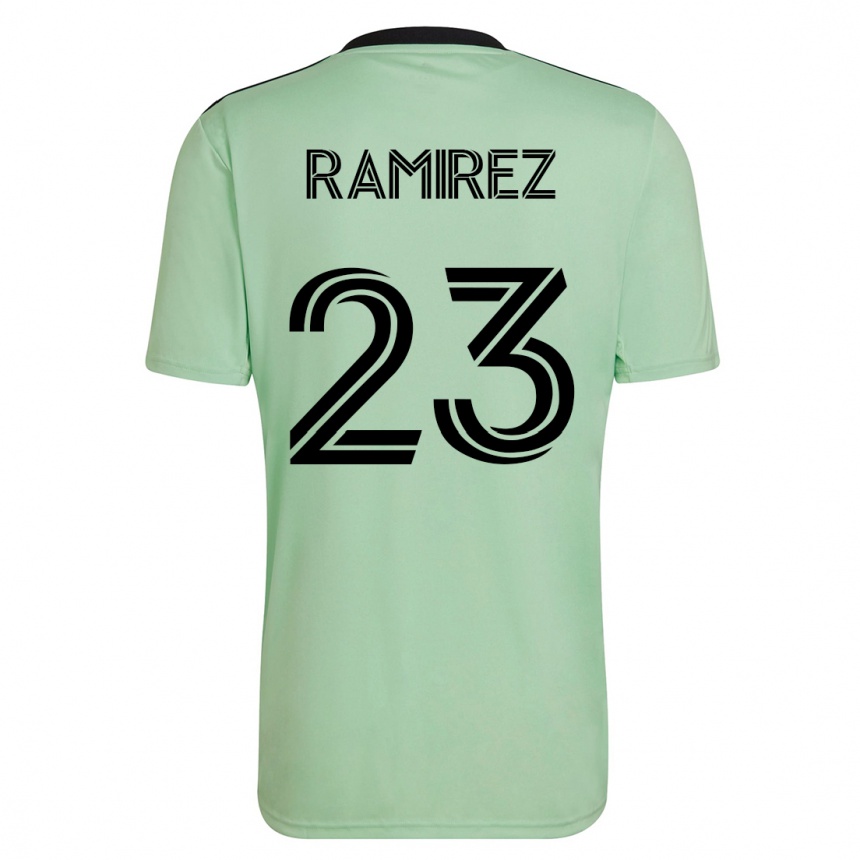 Vyrai Alonso Ramírez #23 Šviesiai Žalia Išvykos Marškinėliai 2023/24 T-Shirt