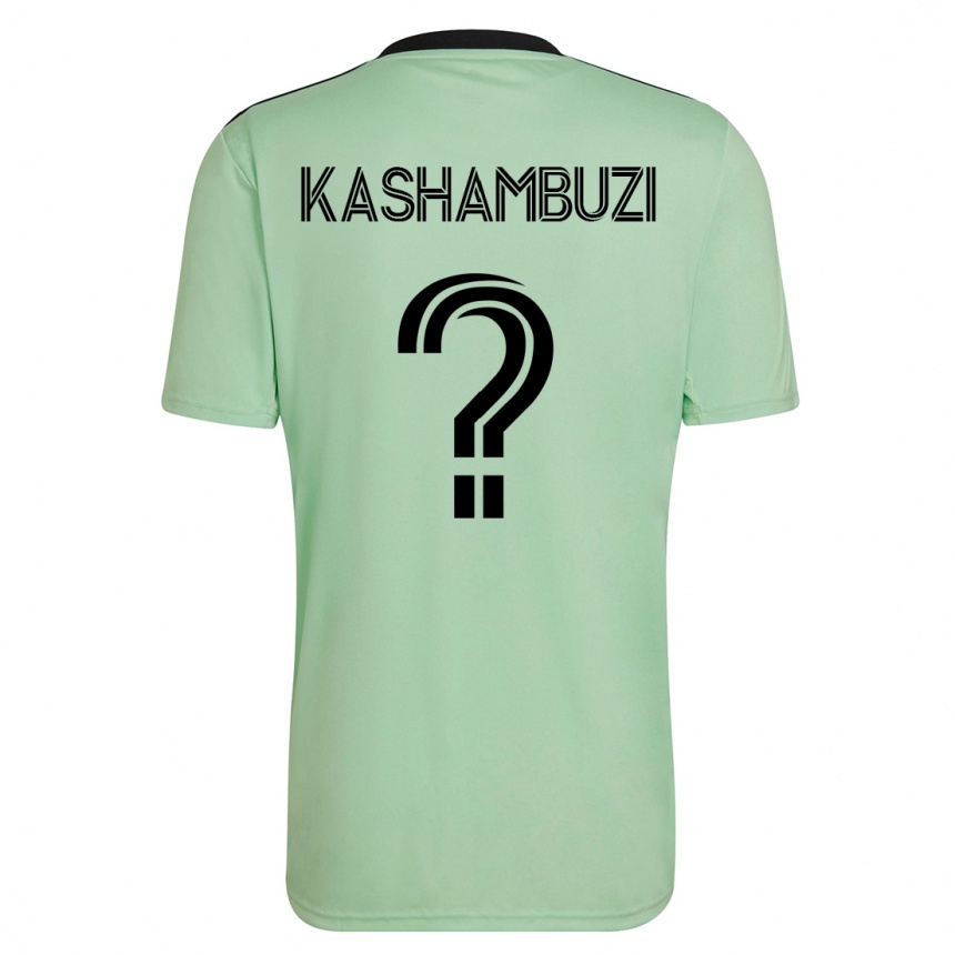 Vyrai Nick Kashambuzi #0 Šviesiai Žalia Išvykos Marškinėliai 2023/24 T-Shirt