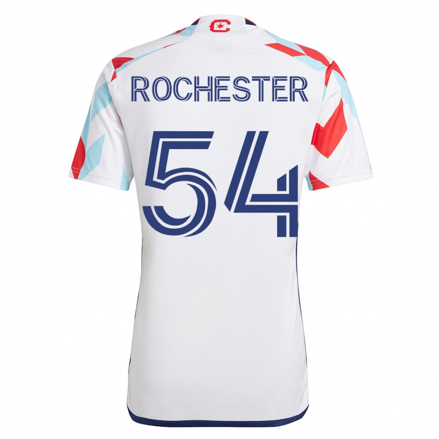Vyrai Lamonth Rochester #54 Balta Mėlyna Išvykos Marškinėliai 2023/24 T-Shirt