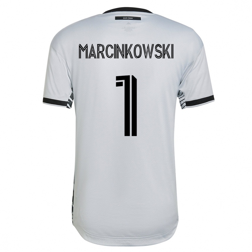 Vyrai Jt Marcinkowski #1 Baltas Išvykos Marškinėliai 2023/24 T-Shirt