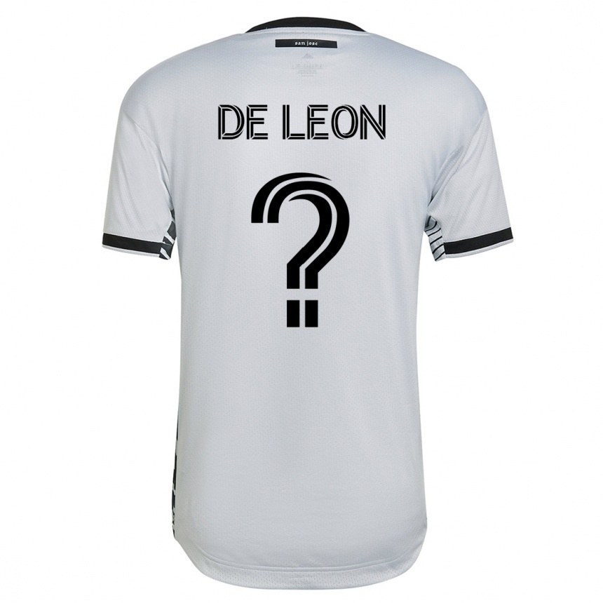 Vyrai Brandon De Leon #0 Baltas Išvykos Marškinėliai 2023/24 T-Shirt