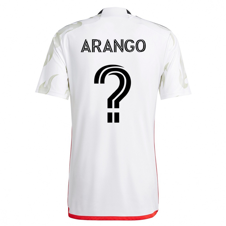 Vyrai Nicolas Arango #0 Baltas Išvykos Marškinėliai 2023/24 T-Shirt
