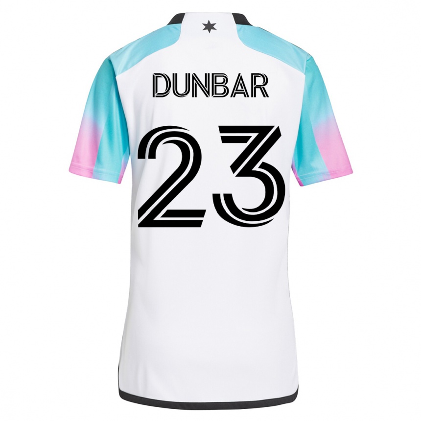 Vyrai Cameron Dunbar #23 Baltas Išvykos Marškinėliai 2023/24 T-Shirt