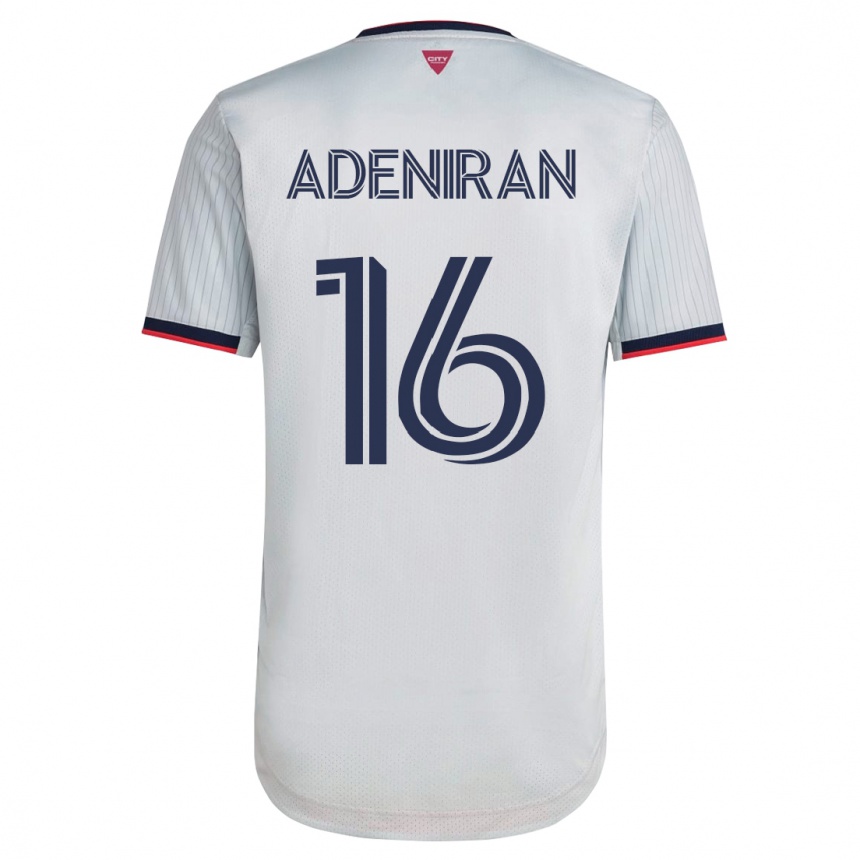 Vyrai Samuel Adeniran #16 Baltas Išvykos Marškinėliai 2023/24 T-Shirt