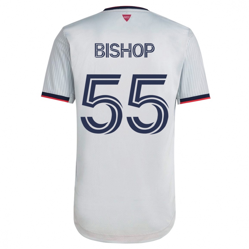 Vyrai Nick Bishop #55 Baltas Išvykos Marškinėliai 2023/24 T-Shirt
