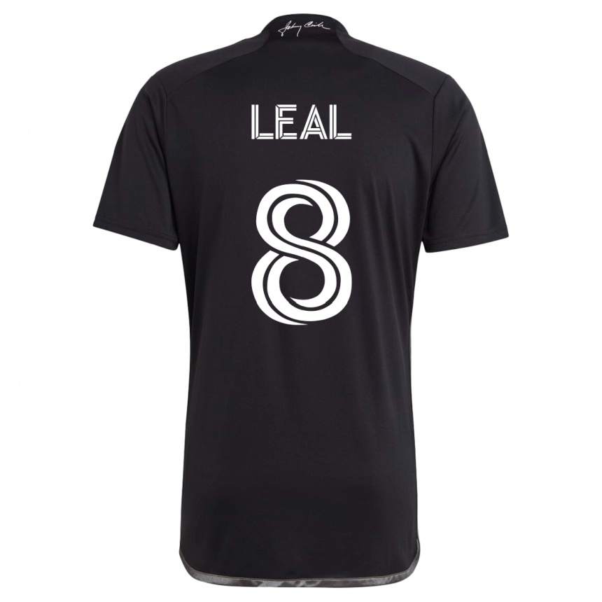 Vyrai Randall Leal #8 Juoda Išvykos Marškinėliai 2023/24 T-Shirt