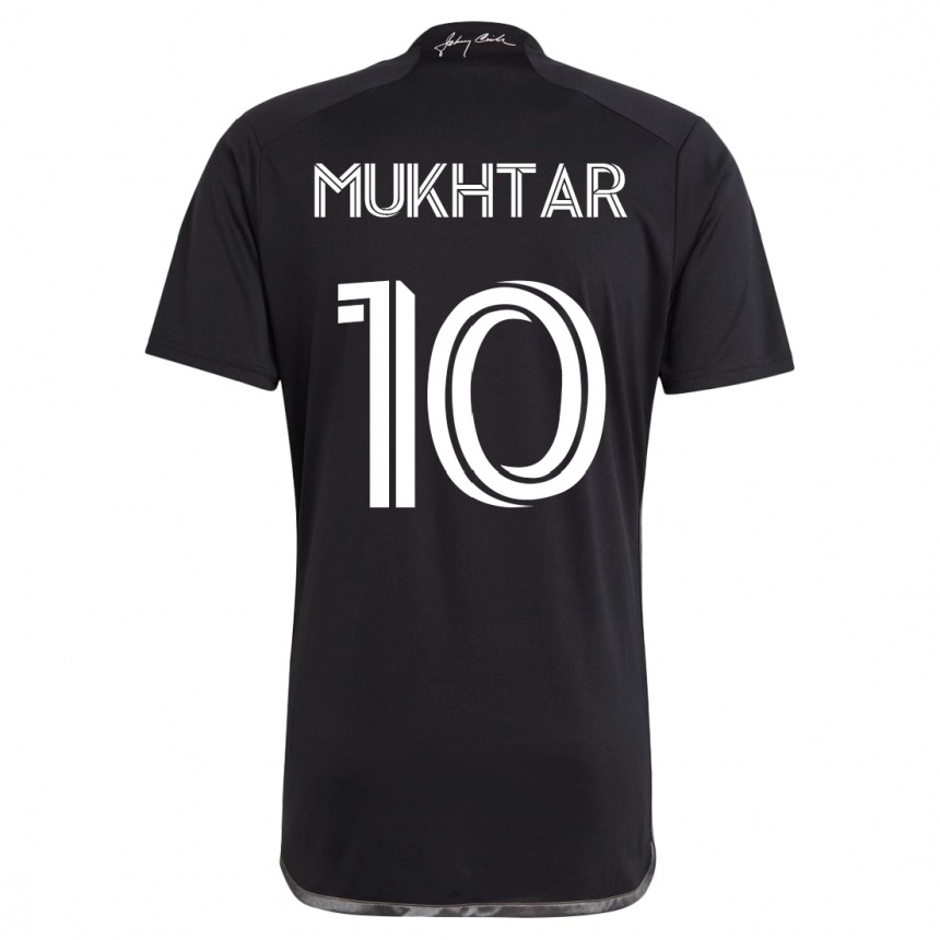 Vyrai Hany Mukhtar #10 Juoda Išvykos Marškinėliai 2023/24 T-Shirt