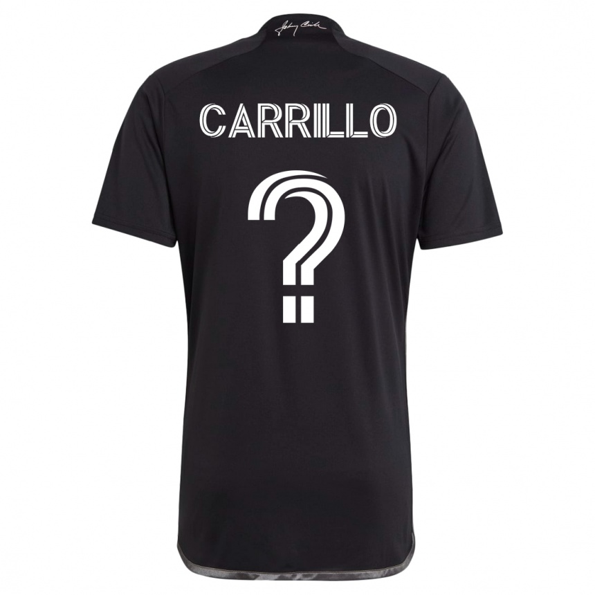 Vyrai Alejandro Carrillo #0 Juoda Išvykos Marškinėliai 2023/24 T-Shirt