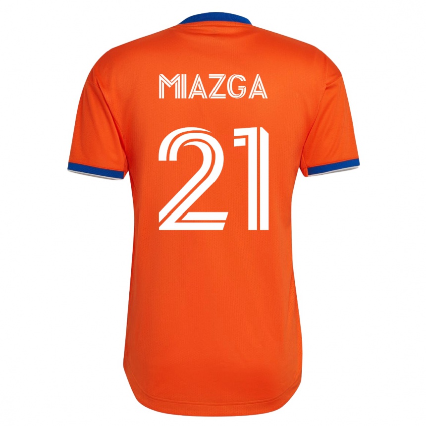 Vyrai Matt Miazga #21 Baltas Išvykos Marškinėliai 2023/24 T-Shirt