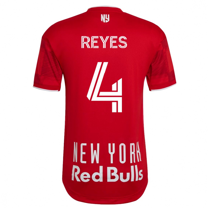 Vyrai Andrés Reyes #4 Smėlio-Aukso Spalvos Išvykos Marškinėliai 2023/24 T-Shirt