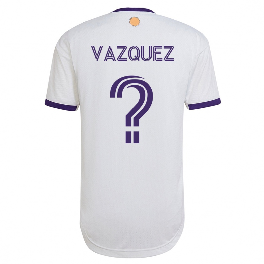 Vyrai Daniel Vazquez #0 Baltas Išvykos Marškinėliai 2023/24 T-Shirt