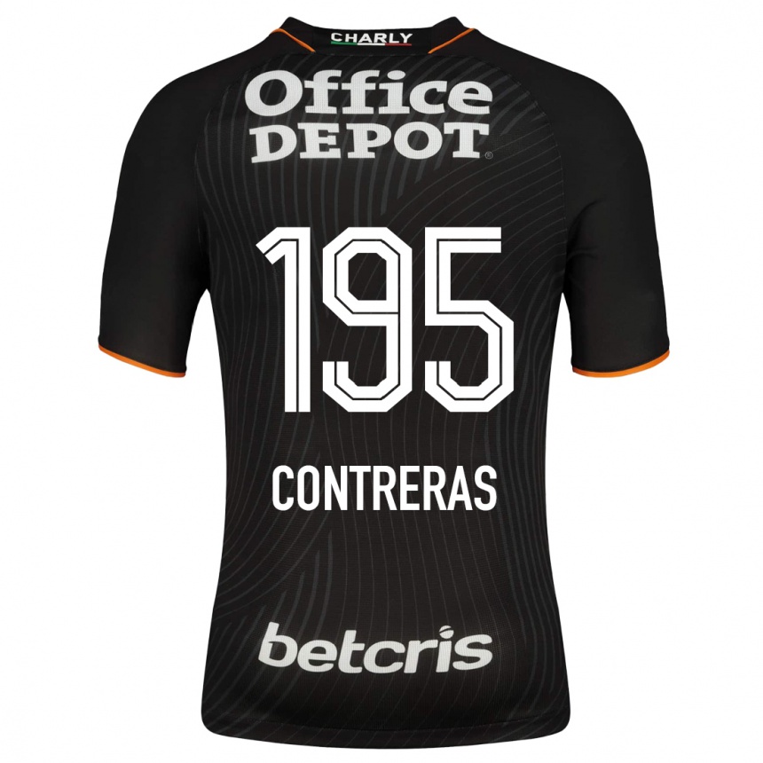 Vyrai Ari Contreras #195 Juoda Išvykos Marškinėliai 2023/24 T-Shirt