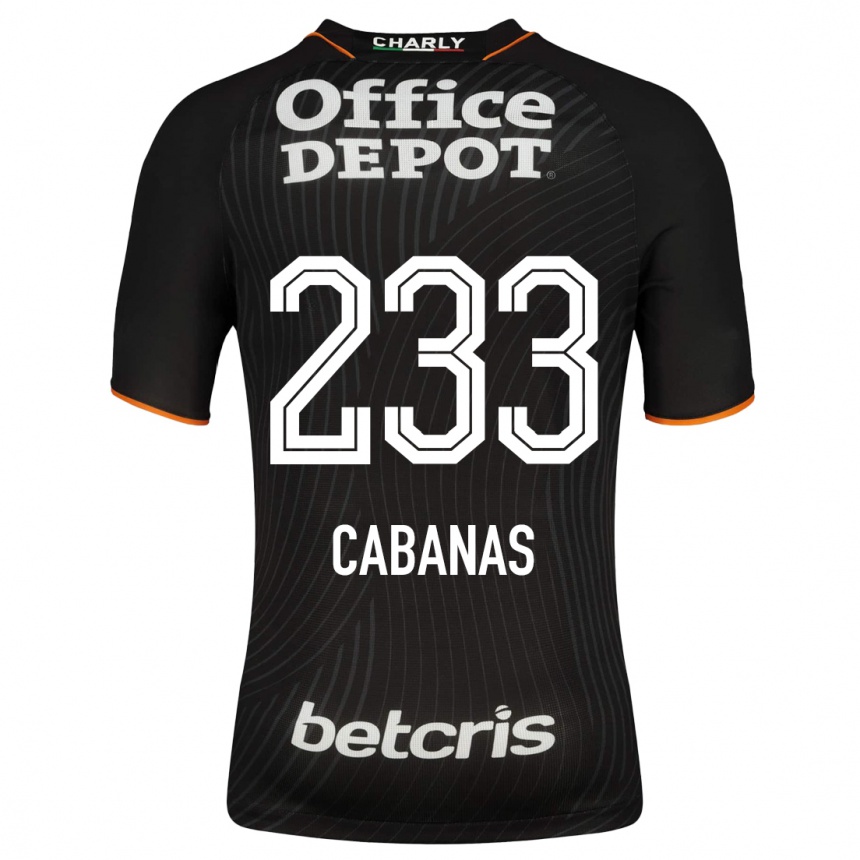 Vyrai Mauricio Cabañas #233 Juoda Išvykos Marškinėliai 2023/24 T-Shirt