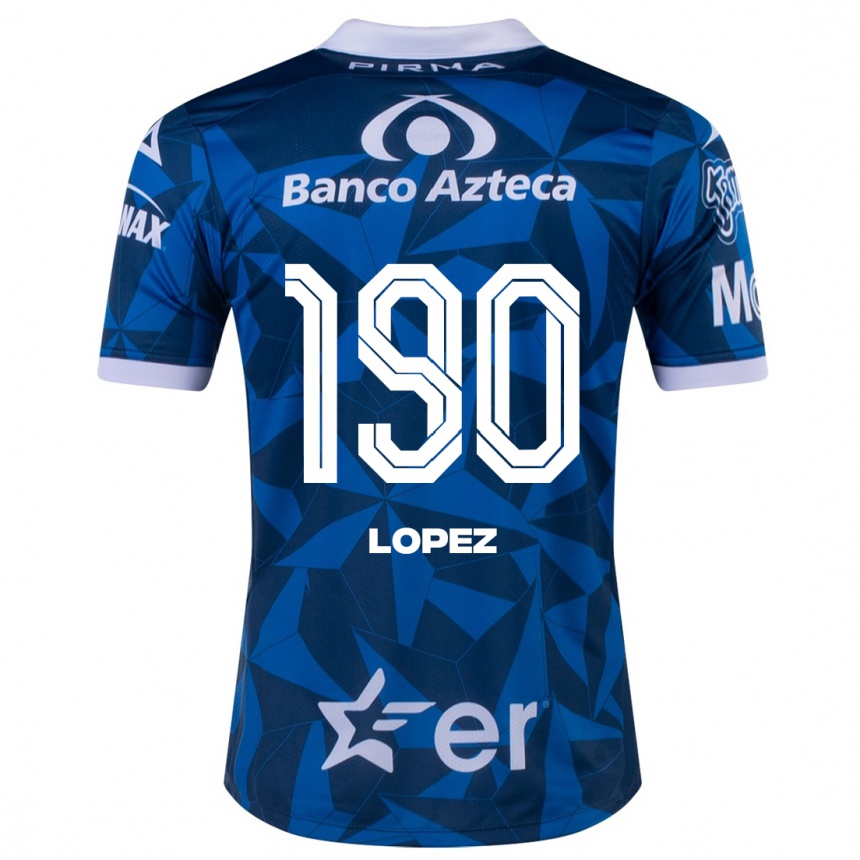 Vyrai Josué López #190 Mėlyna Išvykos Marškinėliai 2023/24 T-Shirt