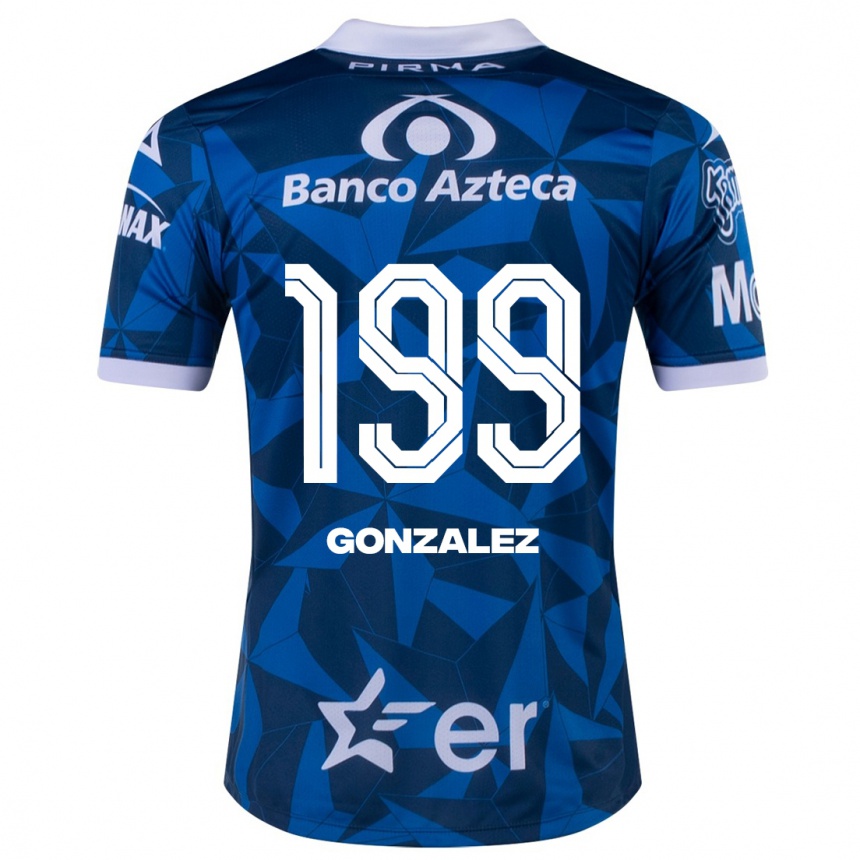 Vyrai Samuel González #199 Mėlyna Išvykos Marškinėliai 2023/24 T-Shirt