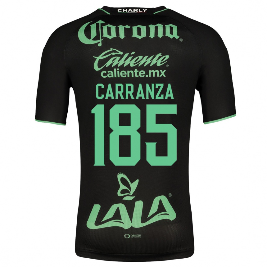 Vyrai Héctor Carranza #185 Juoda Išvykos Marškinėliai 2023/24 T-Shirt