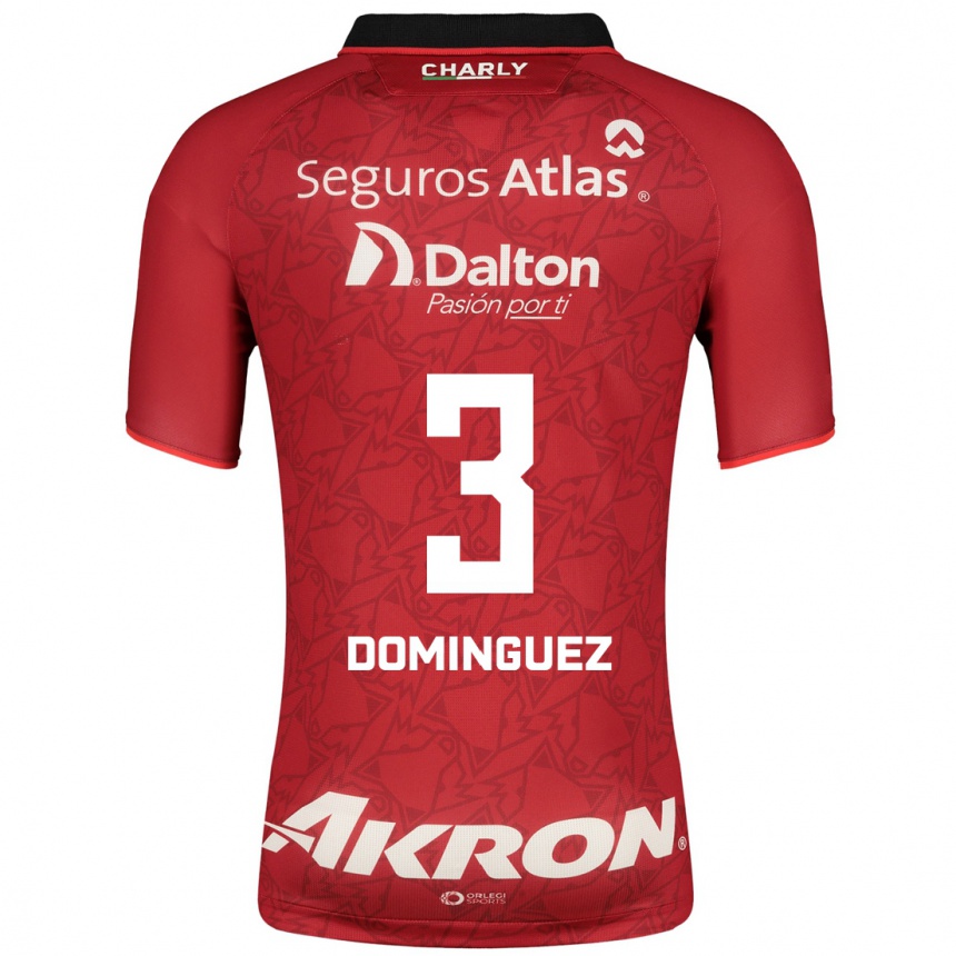 Vyrai Idekel Domínguez #3 Raudona Išvykos Marškinėliai 2023/24 T-Shirt