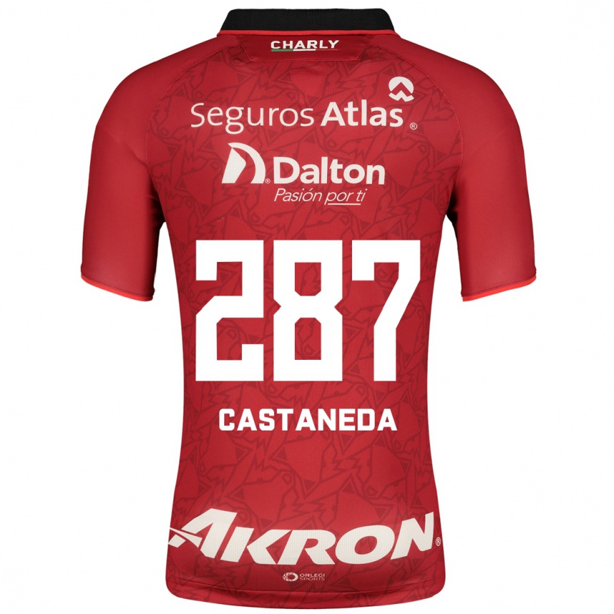 Vyrai Mariano Castañeda #287 Raudona Išvykos Marškinėliai 2023/24 T-Shirt