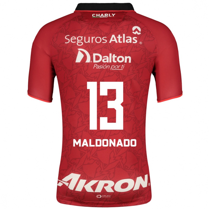 Vyrai Maritza Maldonado #13 Raudona Išvykos Marškinėliai 2023/24 T-Shirt