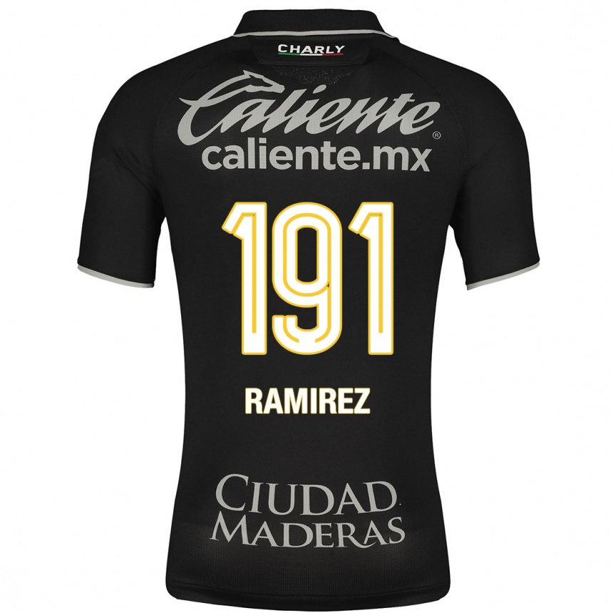 Vyrai Ian Ramírez #191 Juoda Išvykos Marškinėliai 2023/24 T-Shirt