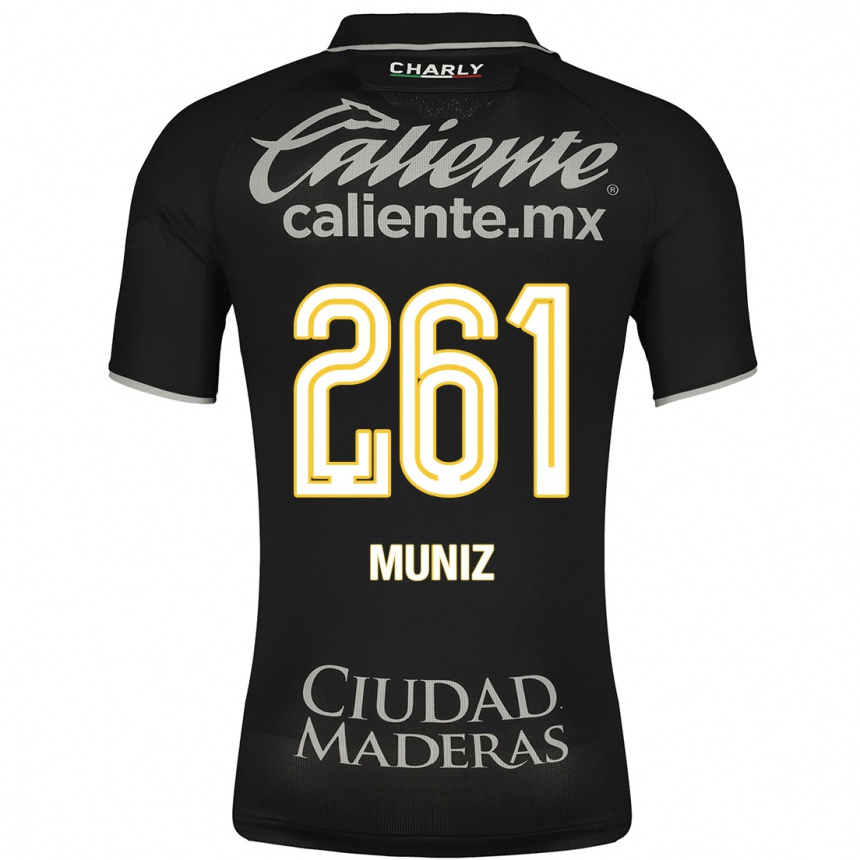 Vyrai César Muñiz #261 Juoda Išvykos Marškinėliai 2023/24 T-Shirt