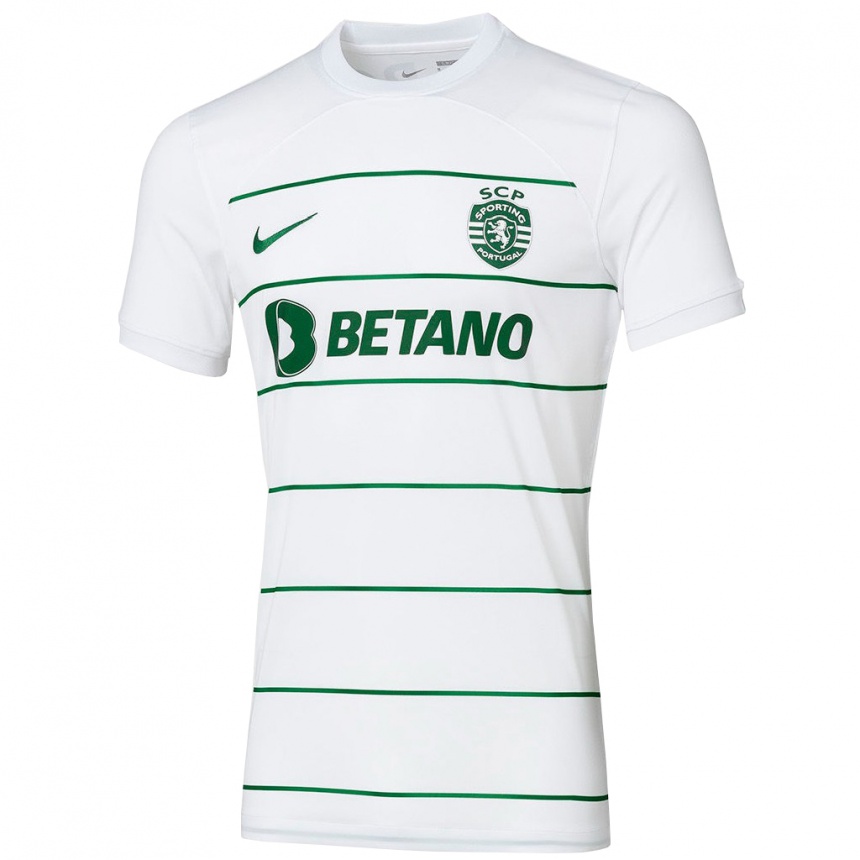 Vyrai Diogo Clara #0 Baltas Išvykos Marškinėliai 2023/24 T-Shirt