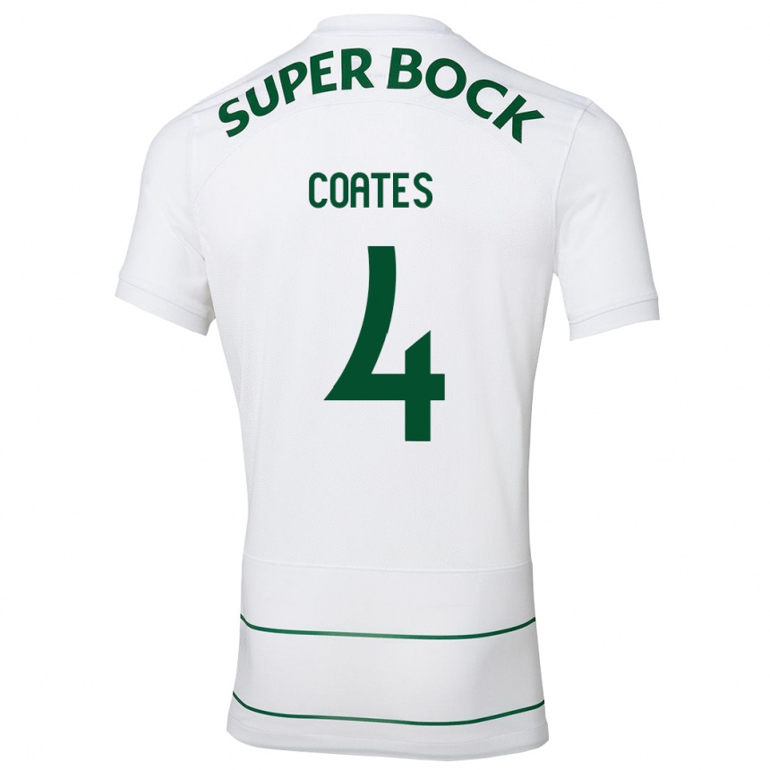 Vyrai Sebastián Coates #4 Baltas Išvykos Marškinėliai 2023/24 T-Shirt