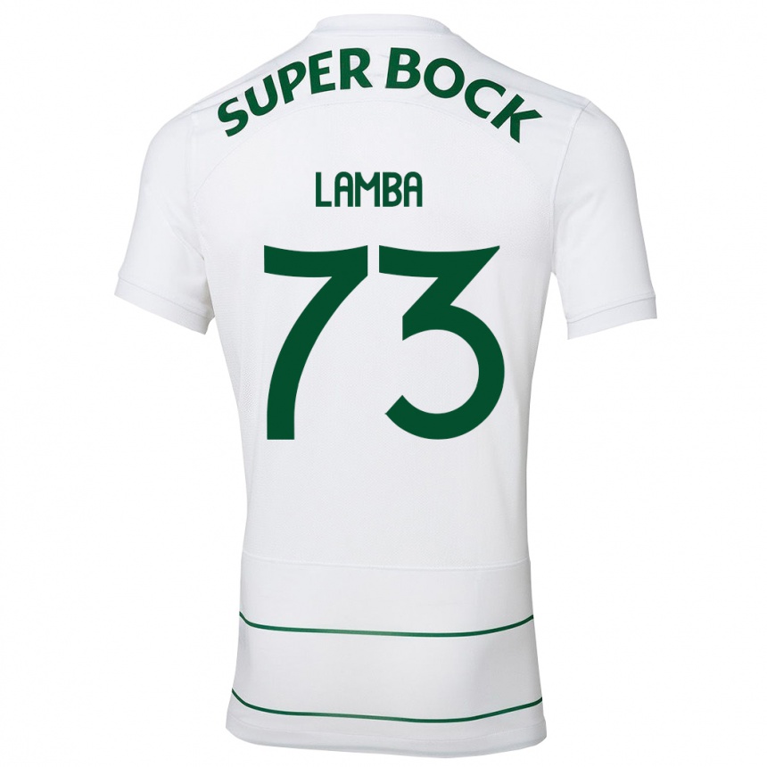 Vyrai Chico Lamba #73 Baltas Išvykos Marškinėliai 2023/24 T-Shirt