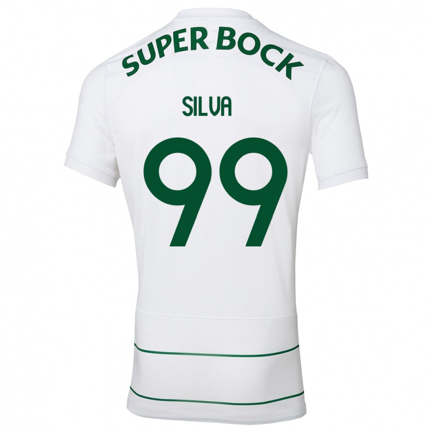 Vyrai Francisco Silva #99 Baltas Išvykos Marškinėliai 2023/24 T-Shirt