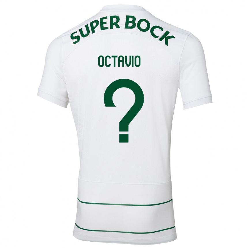 Vyrai Tiago Octávio #0 Baltas Išvykos Marškinėliai 2023/24 T-Shirt