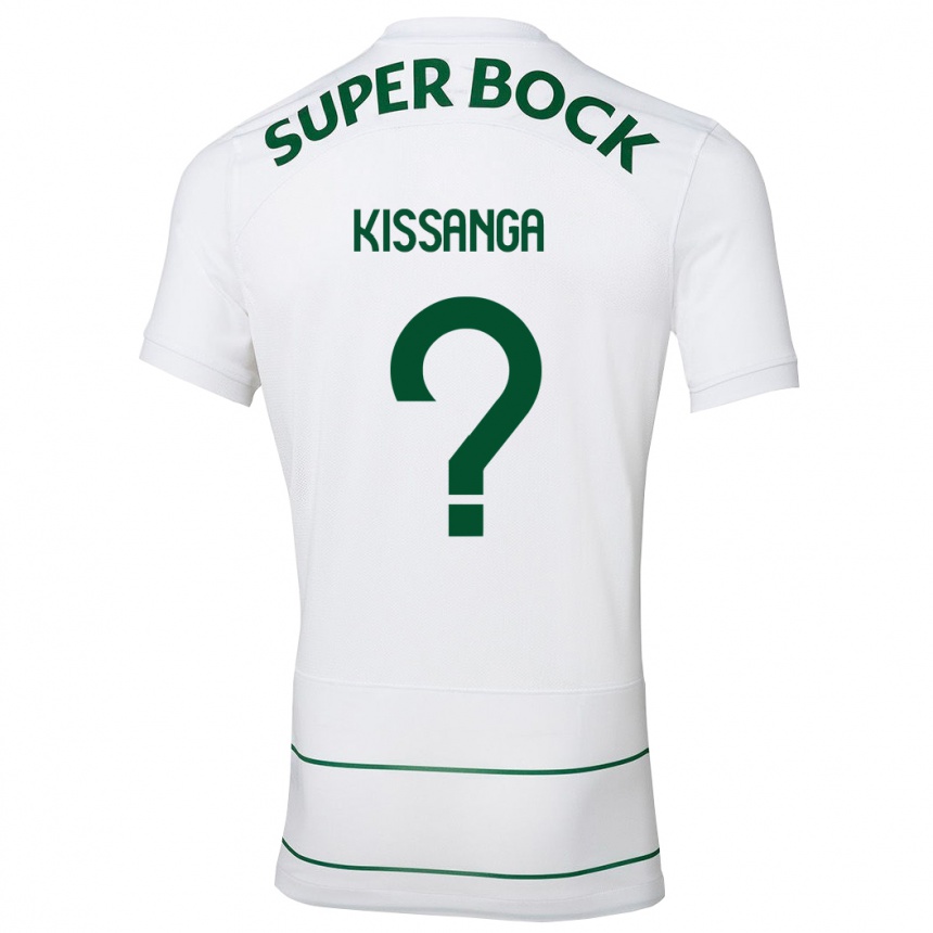 Vyrai Manuel Kissanga #0 Baltas Išvykos Marškinėliai 2023/24 T-Shirt