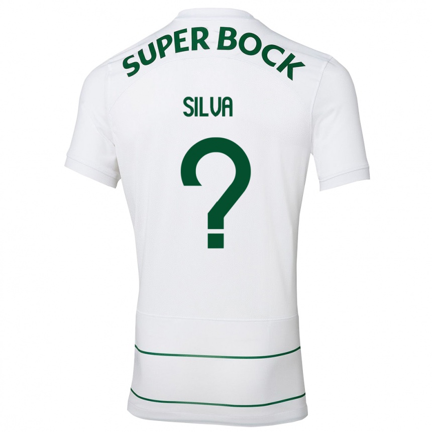 Vyrai Gabriel Silva #0 Baltas Išvykos Marškinėliai 2023/24 T-Shirt