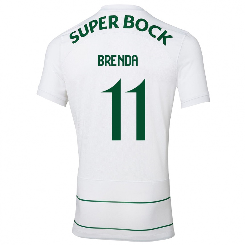 Vyrai Brenda Pérez Soler #11 Baltas Išvykos Marškinėliai 2023/24 T-Shirt